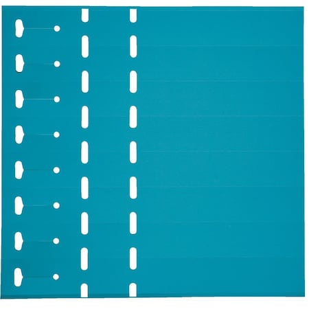 Gardenware Strip, 0.7 H x 8.5 W, 2.3 Dia., Blue, 1000 PK S1BXUPL-B